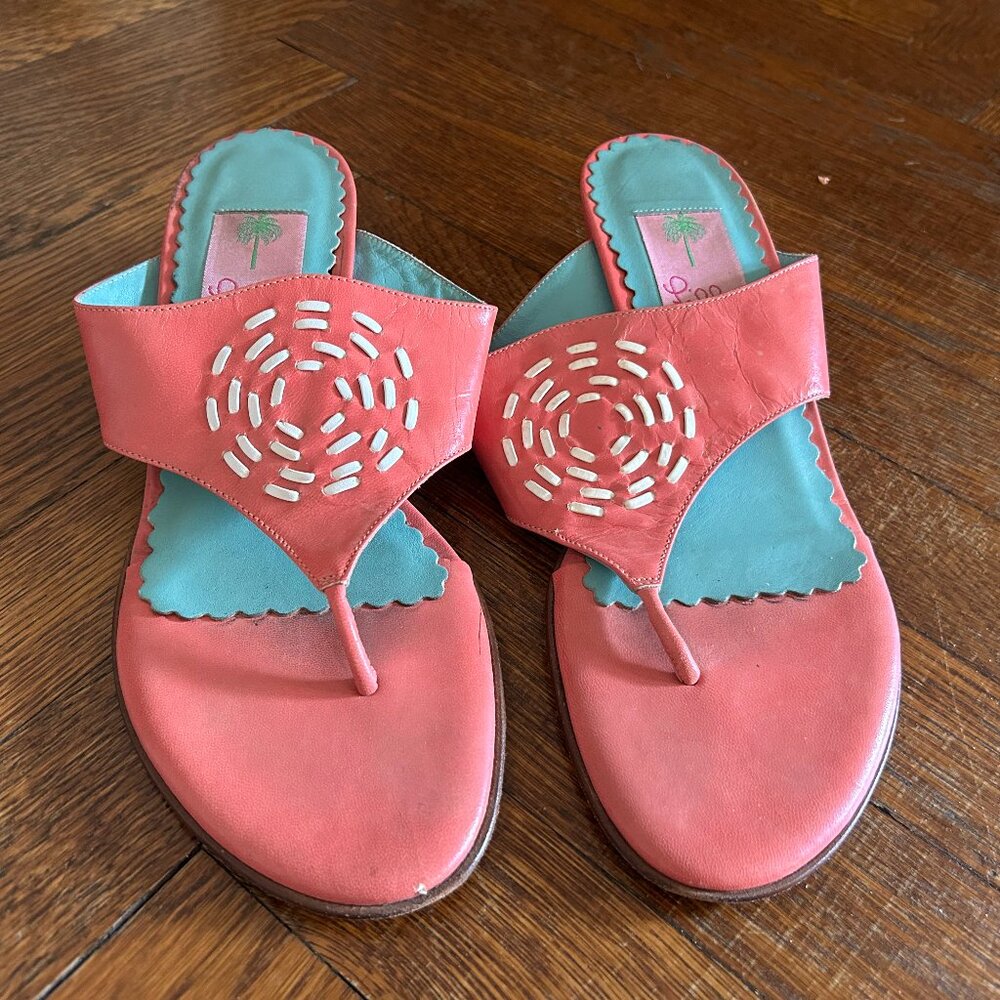 Vintage Lily Pulitzer Heeled Sandals